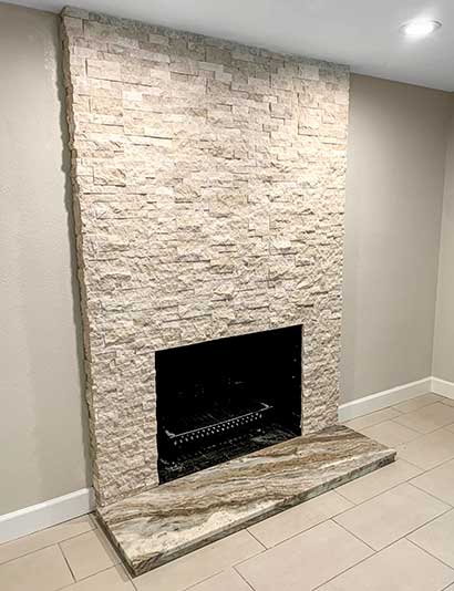 fireplace remodel